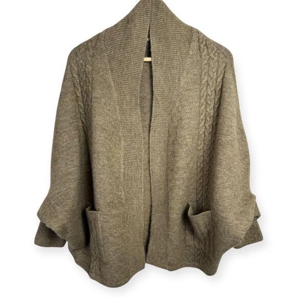 Anthropologie Look by M Batwing Flattering Draped Cardigan - Picture 1 of 16